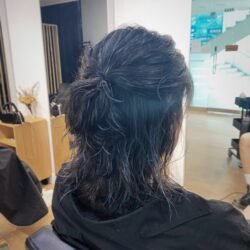 Men's Hair Perm And Blue Highlights By Kaiis Hair Salon, Richmond, Vancouver